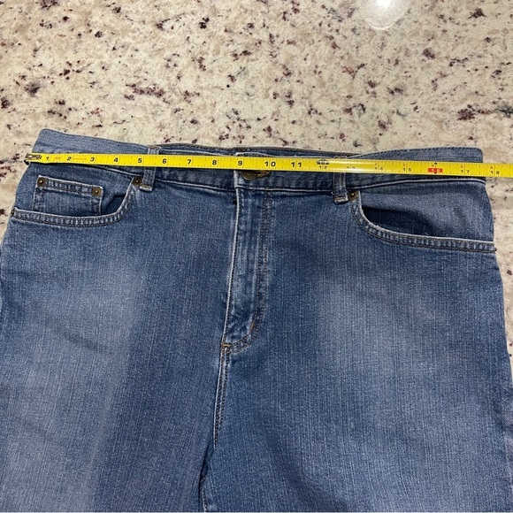 Lauren Jeans Co Ralph Lauren Denim Short Size 14 C Blue 7” Inseam Cotton Bermuda - Picture 6 of 8